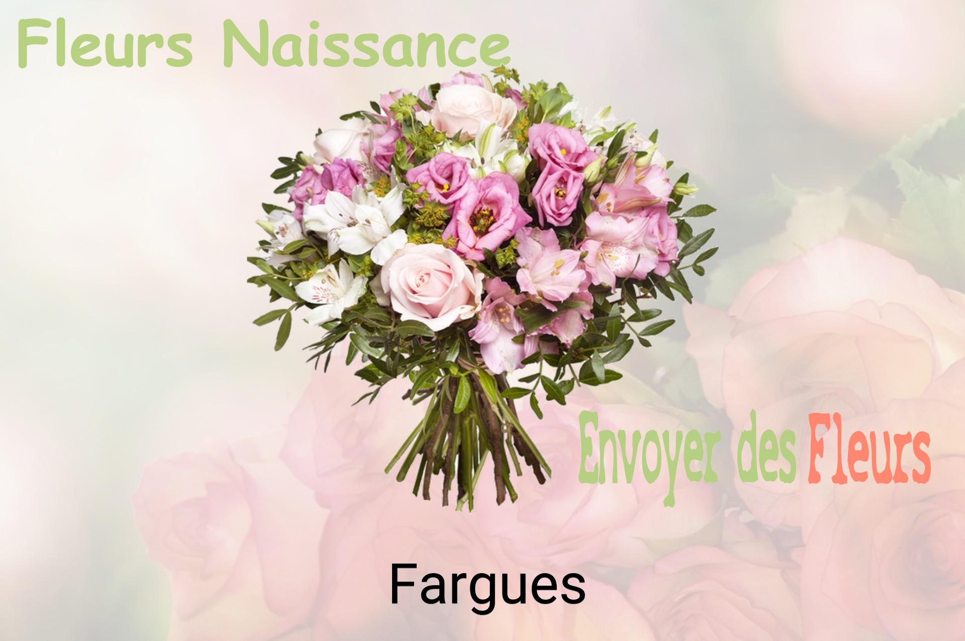 Bouquet de fleurs de naissance livré à Fargues